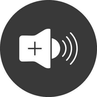 Kolayca değiştirebilen ya da düzenleyebilen ses vektörü simgesi