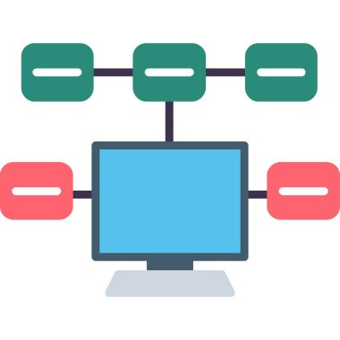 ağ bağlantı vektörü simgesi