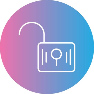 Kilidin vektör resimleme