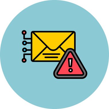 posta vektör simgesi, vektör illüstrasyonu