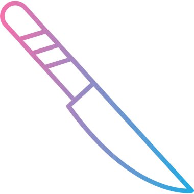 Bıçak. Web simgesi basit illüstrasyon