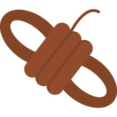 Çizgi film çikolata ikonunun vektör çizimi