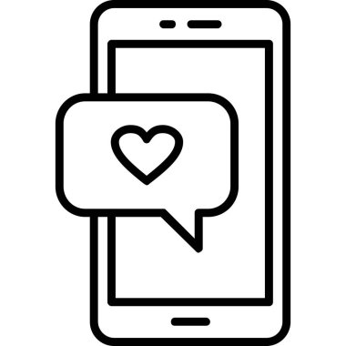 Akıllı telefon. Web simgesi basit tasarım