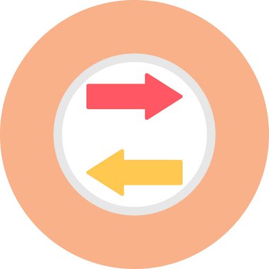 Ok. Web simgesi basit illüstrasyon