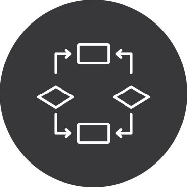 veri merkezi simgesi vektör illüstrasyonu