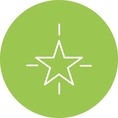 Yıldız. Web simgesi basit tasarım