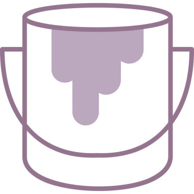 Bardak. Web simgesi basit illüstrasyon