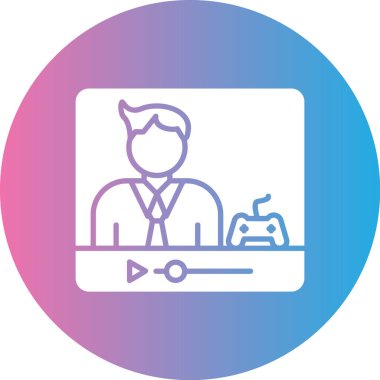 İş adamı ikonu. Web için iş adamı vektör simgelerinin basit çizimi