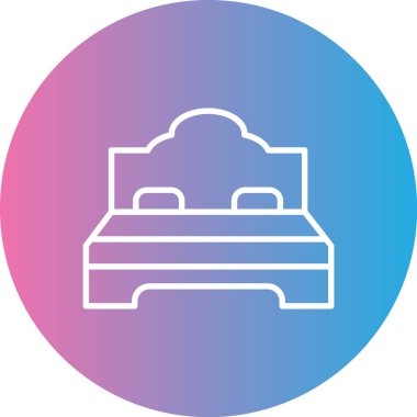 Bir bina simgesinin vektör illüstrasyonu