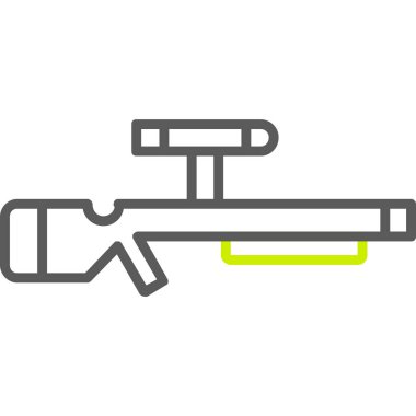 Web, mobil, yazdırma, yazdırma ve diğer şeyler için yeşil ve sarı çizgi simgesi