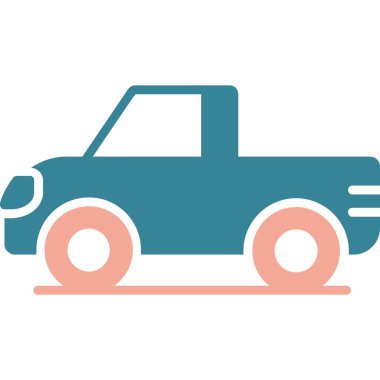 araba simgesi vektör illüstrasyonu