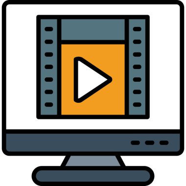 Video oynatıcı. Web simgesi