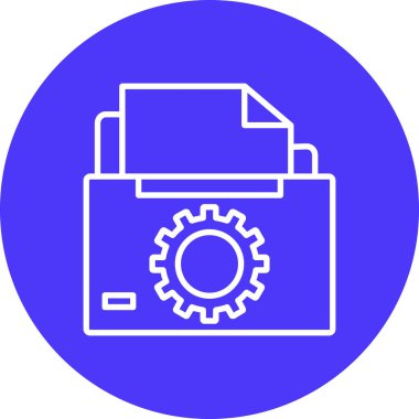 seo modern simgesinin vektör illüstrasyonu