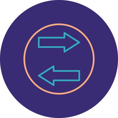 ok simgesi vektör illüstrasyonu