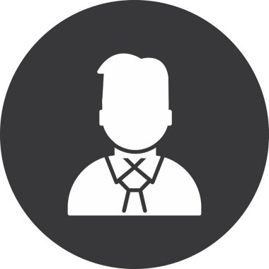 İnsan simgesinin vektör illüstrasyonu