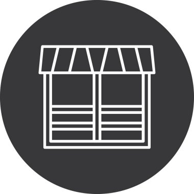 Gıda modern simgesinin vektör çizimi