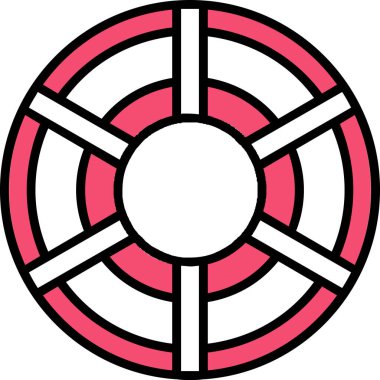 hedef simge, vektör illüstrasyonu