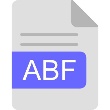 dosya biçimi simgesi, vektör illüstrasyonu