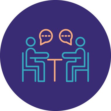 İnsan simgesinin vektör illüstrasyonu