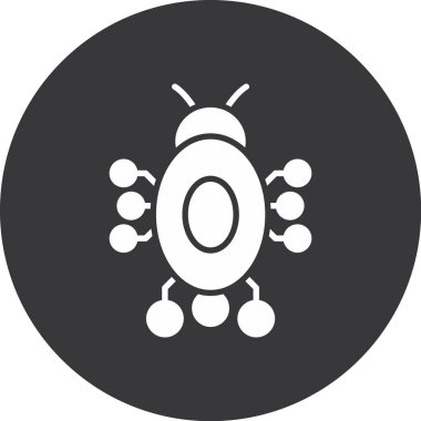 Bir b simgesinin vektör illüstrasyonu