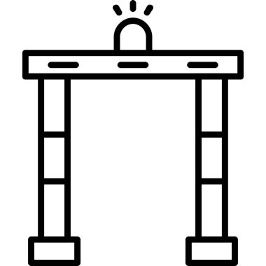 Moda biçimi izole edilmiş arka planda oyun alanı simgesi