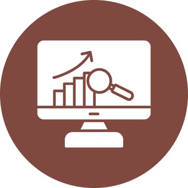 Bir bilgisayar simgesinin vektör illüstrasyonu