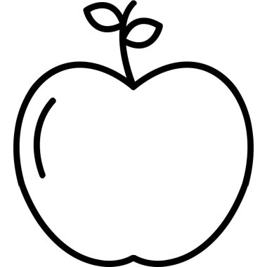 özet biçiminde elma sağlıklı meyve simgesi