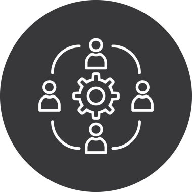 seo modern simgesinin vektör illüstrasyonu