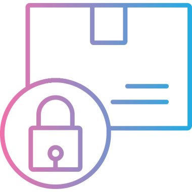 ikon vektör illüstrasyonunu kilitle