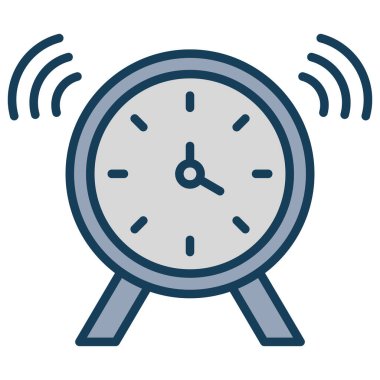 saat simgesi vektör çizimi tasarımı