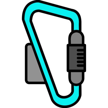 Teleferik ikonu. kablo kablo araba vektör simgesi düz izole