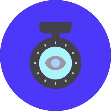 Göz. Web basit illüstrasyonu