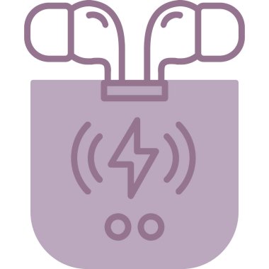 Bir dolgu simgesinin vektör illüstrasyonu