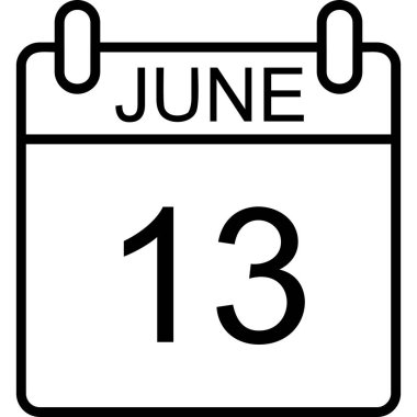 Takvim simgesi tasarımı, vektör illüstrasyonu