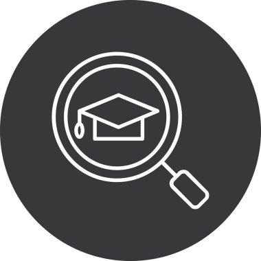 Eğitim simgesinin vektör illüstrasyonu