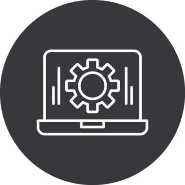 seo modern simgesinin vektör illüstrasyonu