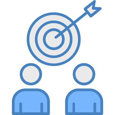 iş yönetimi simgesi vektör illüstrasyonu