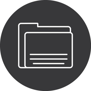 Dosya. Web simgesi basit illüstrasyon