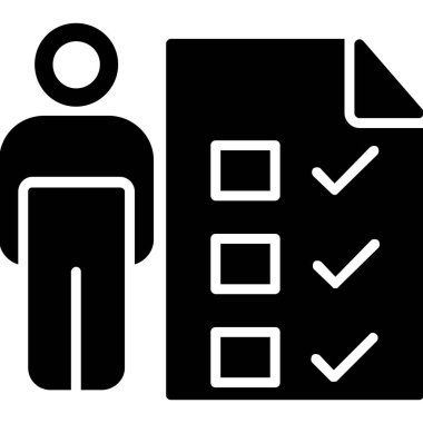 iş adamı simgesini kontrol et