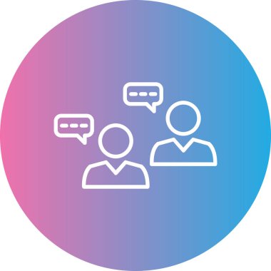 İnsan simgesinin vektör illüstrasyonu