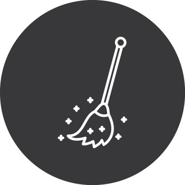 Kürek simgesi, vektör illüstrasyonu