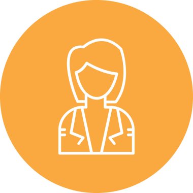 Doktor. Web simgesi vektör illüstrasyonu