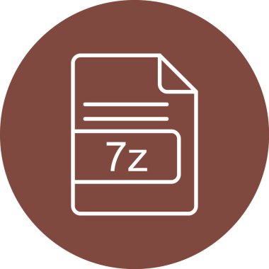 Modern dosya simgesinin vektör illüstrasyonu