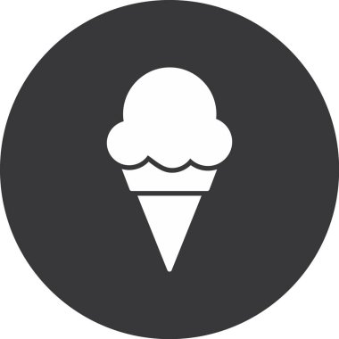 dondurma vektör simgesi