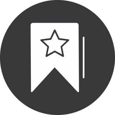 yıldız simgesi vektör illüstrasyonu