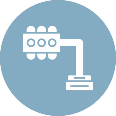 Modern oto tamir simgesinin vektör illüstrasyonu