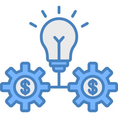 Ampul. Web simgesi basit illüstrasyon