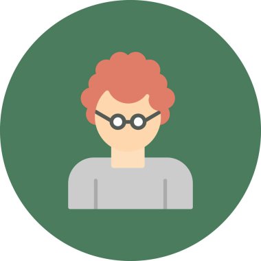 Avatar kadın vektör simgesi