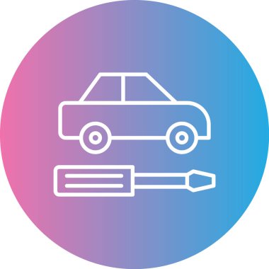 - Araba. Web simgesi basit illüstrasyon