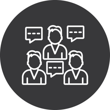 iş simgesi vektör illüstrasyonu